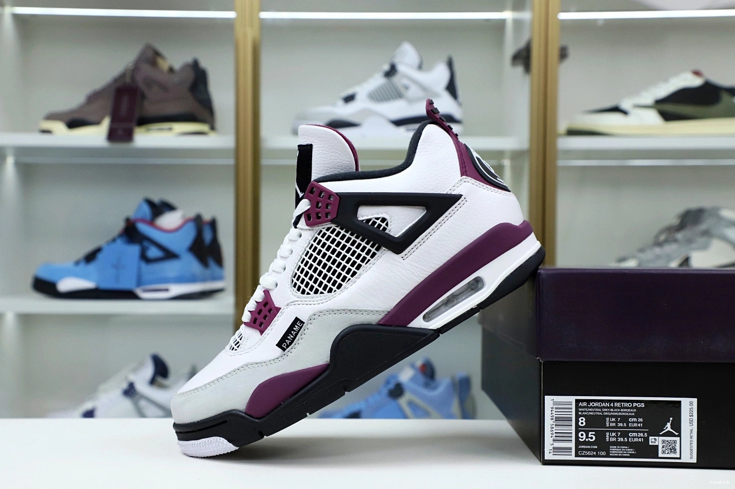 AIR JORDAN PARIS AIR SAINT-GERMAIN X RETRO JORDAN 'BORDEAUX' 4 1121